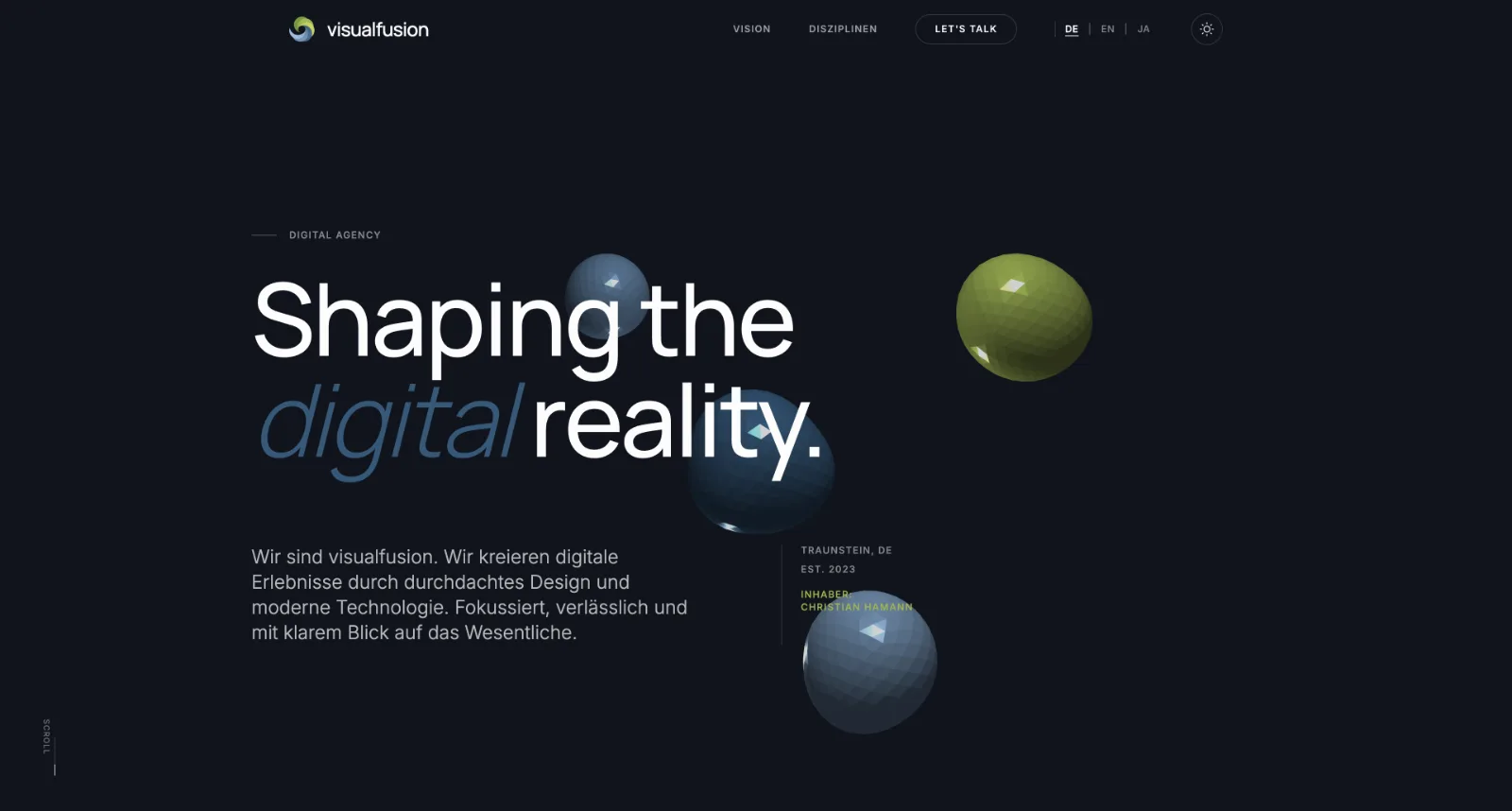 visualfusion Redesign